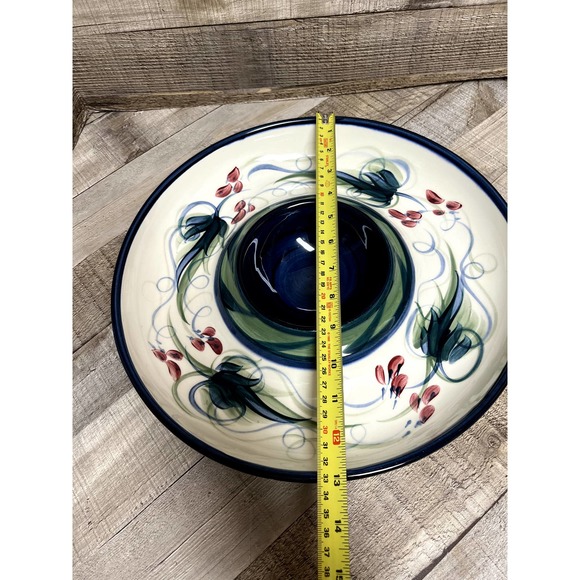 Gail Pittman Dining Vintage Gail Pittman Grapevines Chip And Dip Platter 988 Signed Poshmark